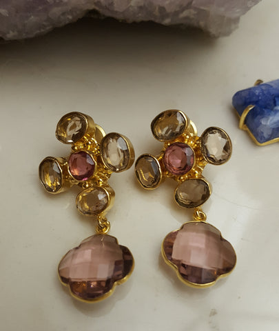 Rosecliff Cross Earrings 