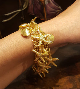 Starfish Seashell Bracelet.  Newport Collection 