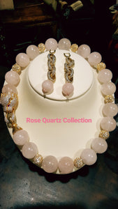 Rose Quartz Pave Collection. Luxury Jewelry by Mindy Grutman 