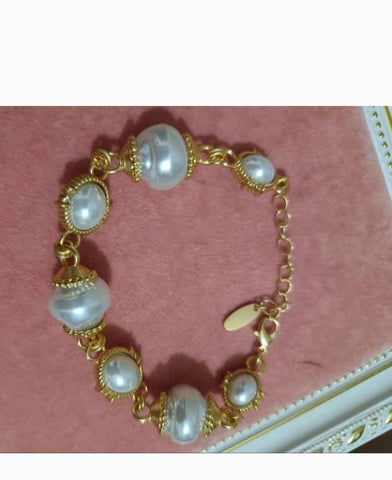 Pearls by the Sea Bracelet