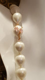 Butterflies among Pearls Necklace