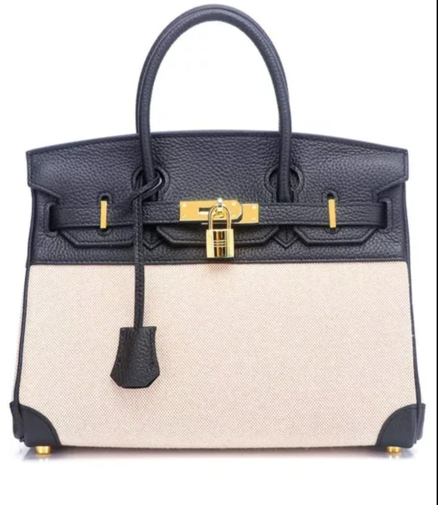 Saint Tropez PM gray tote bag  Le Noir - Unconventional Luxury